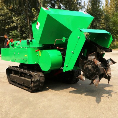 农家肥自动开沟施肥机 山东履带式果园开沟施肥机价格图2