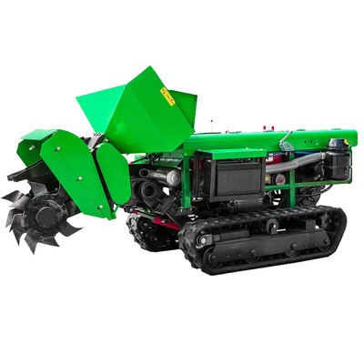 农家肥自动开沟施肥机 山东履带式果园开沟施肥机价格图5