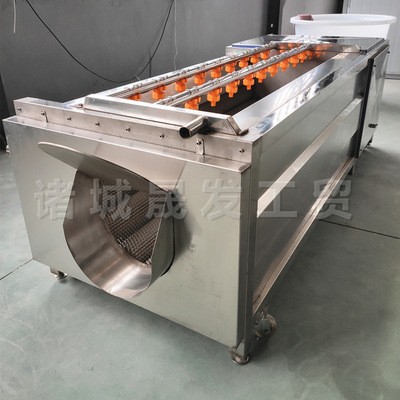 餐厅厨房土豆清洗机 红薯地瓜去皮清洗机 杏子抛光清洗设备视频