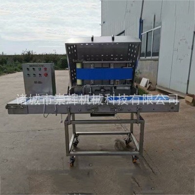 全自动鲜肉切片机不锈钢鸡胸肉切片机机器 肉类加工切片机设备图3