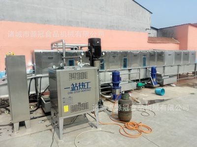 厂家供应学校工厂酒店用碗碟清洗机 长龙式餐盘清洗机图3