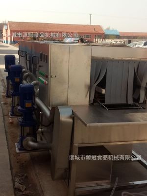 厂家供应学校工厂酒店用碗碟清洗机 长龙式餐盘清洗机图4