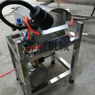 韭菜去皮机 韭菜 蒜苗香菜根部去泥机 采用高压气冲式 源冠机械