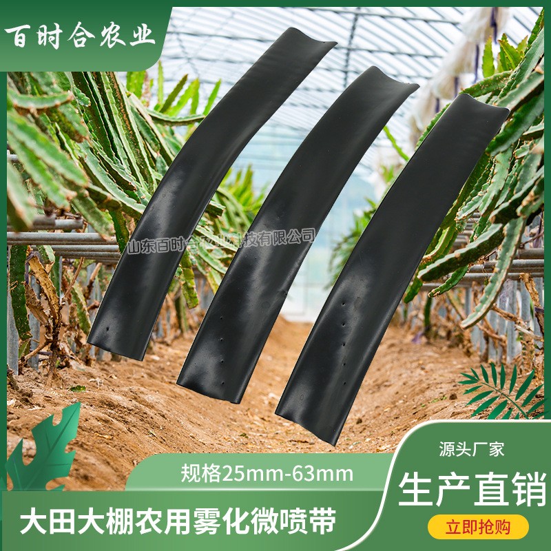 生产微喷带厂家 供应农业大田园林园艺灌溉工具3孔5孔7孔喷水带图5