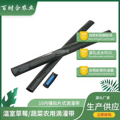 贴片式滴灌带 厂家供应大棚农田蔬菜果树用灌溉内镶贴片式滴水带图5