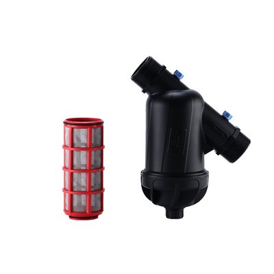 Y型网式过滤器黑色改性PP 不锈钢网式农用微喷滴灌塑料过滤器图5