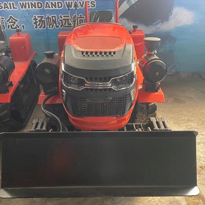 履带拖拉机 多功能大棚王 单缸多缸田园管理机 电启动 送旋耕机图4