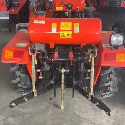 四驱小型拖拉机 小四轮果园田园管理机 液压转向 三点悬挂 送旋耕图2