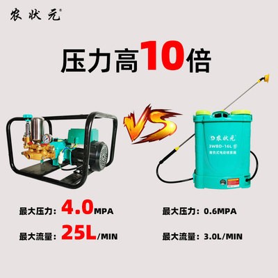 电动打药机220V高压农用48伏60农药机自动卷管收管器喷洒药喷雾器图4