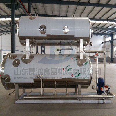 鸡爪蒸汽杀菌锅 不锈钢高温杀菌锅 立式杀菌锅 烧鸡电加热杀菌锅图3