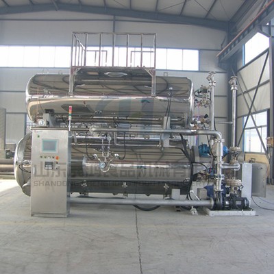 鸡爪蒸汽杀菌锅 不锈钢高温杀菌锅 立式杀菌锅 烧鸡电加热杀菌锅图2