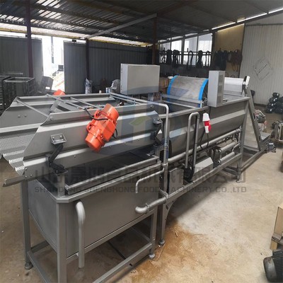 翻转式风干机 汽浴清洗机生产线 果蔬沥水风干线 厂家热销订做图3