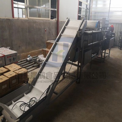 翻转式风干机 汽浴清洗机生产线 果蔬沥水风干线 厂家热销订做图2