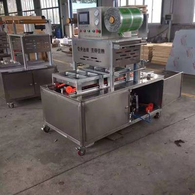 全自动盒式气调真空包装机梅菜扣肉碗状气调包装机凉皮盒式包装机图3