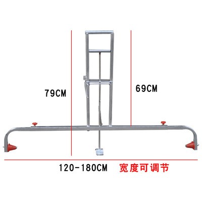 厂家批发铺膜机 铺地膜覆盖膜盖膜机可调节手动农用具盖地膜薄器图3