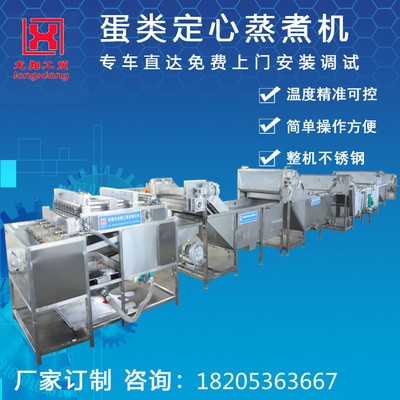 现货销售鹌鹑蛋定心卤煮机 鹌鹑蛋蒸煮机不偏黄定心技术