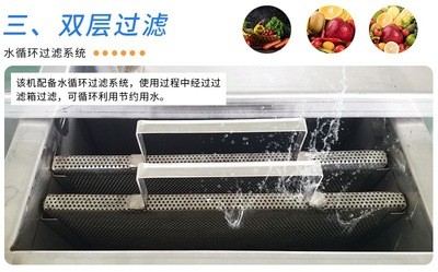 草莓气泡清洗机不伤表皮 蘑菇气泡清洗 西蓝花去泥清洗加工设备图2