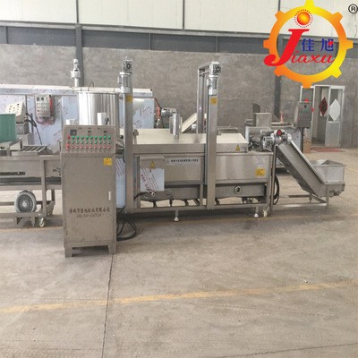 热销蔬菜过油机 虾条油炸线 不锈钢材质 全程自动控温图4