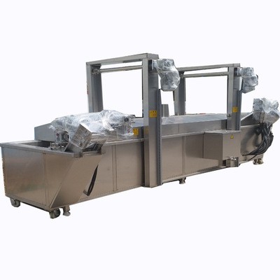 热销蔬菜过油机 虾条油炸线 不锈钢材质 全程自动控温图5