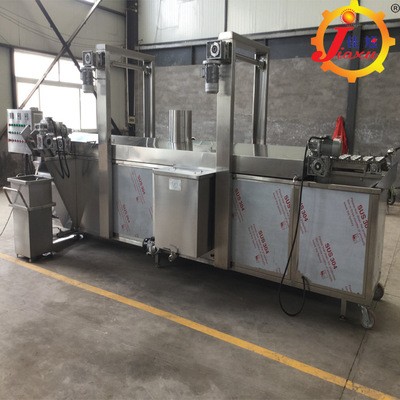 热销蔬菜过油机 虾条油炸线 不锈钢材质 全程自动控温图3