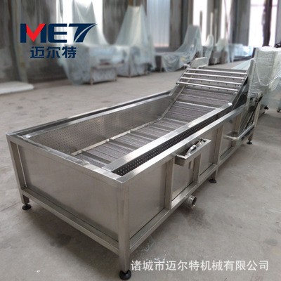 香菇气泡清洗机 新鲜木耳清洗加工生产线 商用茶叶清洗加工机器图2