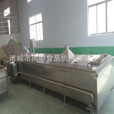 隧道式黄花菜漂烫机 莴笋漂烫机 竹笋漂烫杀青机流水线图2