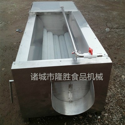 土豆削皮机 脱皮机 土豆加工设备 萝卜清洗机 红枣毛刷清洗机图4