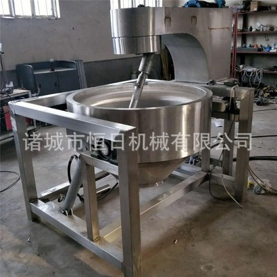 热卖燃气行星搅拌电加热夹层锅 牛肉酱炒锅 辣椒酱自动炒锅图2