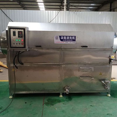 供应诸城滚筒清洗机 核桃滚筒清洗设备 滚筒式果蔬清洗机图2