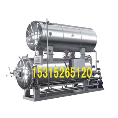 商用卧室电加热杀菌锅双锅喷淋式不锈钢杀菌锅真空豆干鸭蛋灭菌器图5