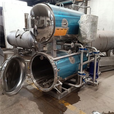 供应肉制品卧式杀菌锅真空烧鸡烧鸭杀菌设备121度卧式杀菌机器厂图3