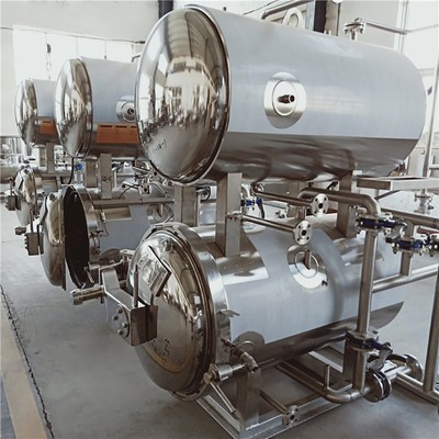 供应肉制品卧式杀菌锅真空烧鸡烧鸭杀菌设备121度卧式杀菌机器厂图4