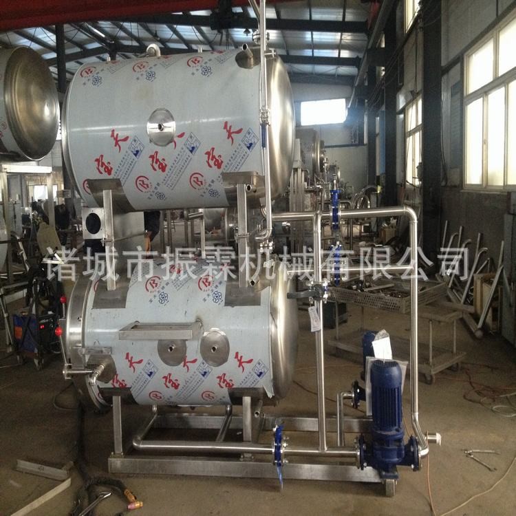 双层全自动杀菌锅 诸城食品高温灭菌设备 商用不锈钢杀菌锅图4