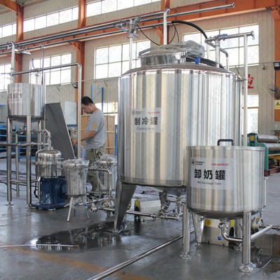 鸡蛋液巴氏杀菌机 小型巴氏消毒机 鲜奶牛奶巴氏杀菌机 奶吧设备图2
