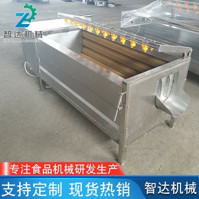 厂家供应土豆去皮毛刷清洗机 山药毛辊清洗机 海蛎子去泥清洗机