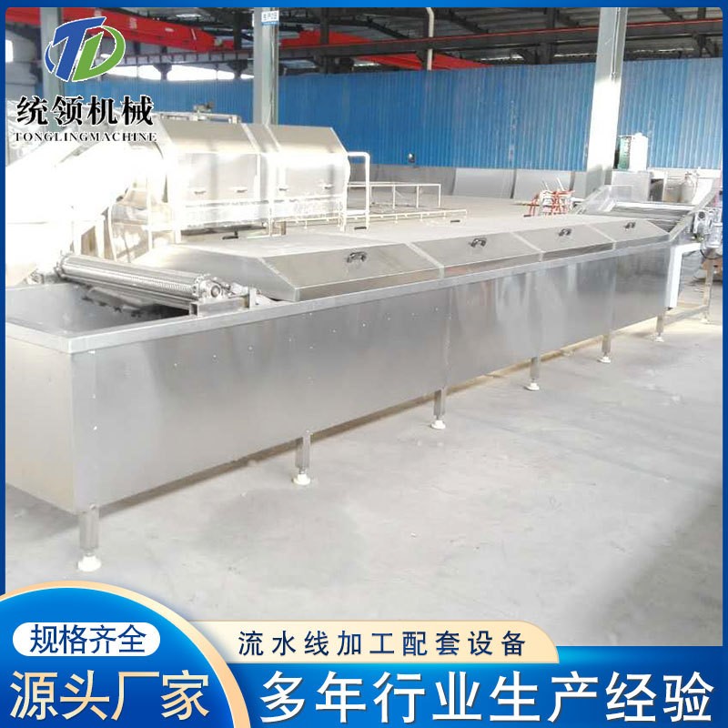 厂家供应豆角漂烫机 连续式漂烫煮制机 蔬菜全套加工生产线图4