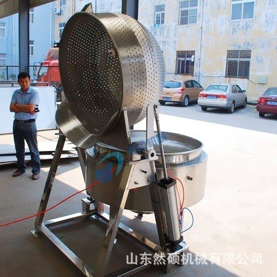 自动翻筐漂烫预煮锅蔬菜杀青漂烫锅山药预煮锅海鲜杀青漂烫设备