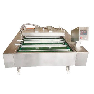 商用剁椒鱼头滚动式真空包装机 连续式滚动鸡胸肉鸭蛋黄封口机图4