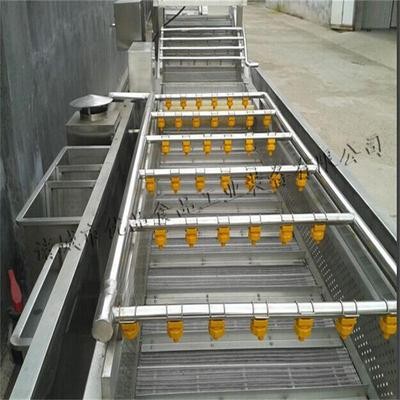 蔬菜清洗生产线 不锈钢净菜加工设备 蔬菜清洗设备 气泡清洗机图2