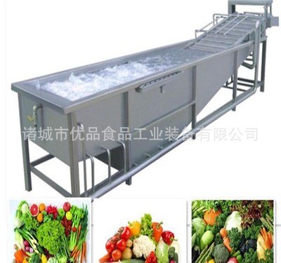 蔬菜清洗生产线 不锈钢净菜加工设备 蔬菜清洗设备 气泡清洗机图5