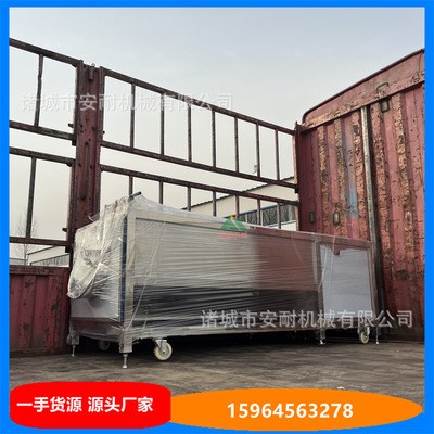 根茎类毛刷清洗机 中药材毛辊清洗设备 商用洗菜机 芥菜头去泥机图3