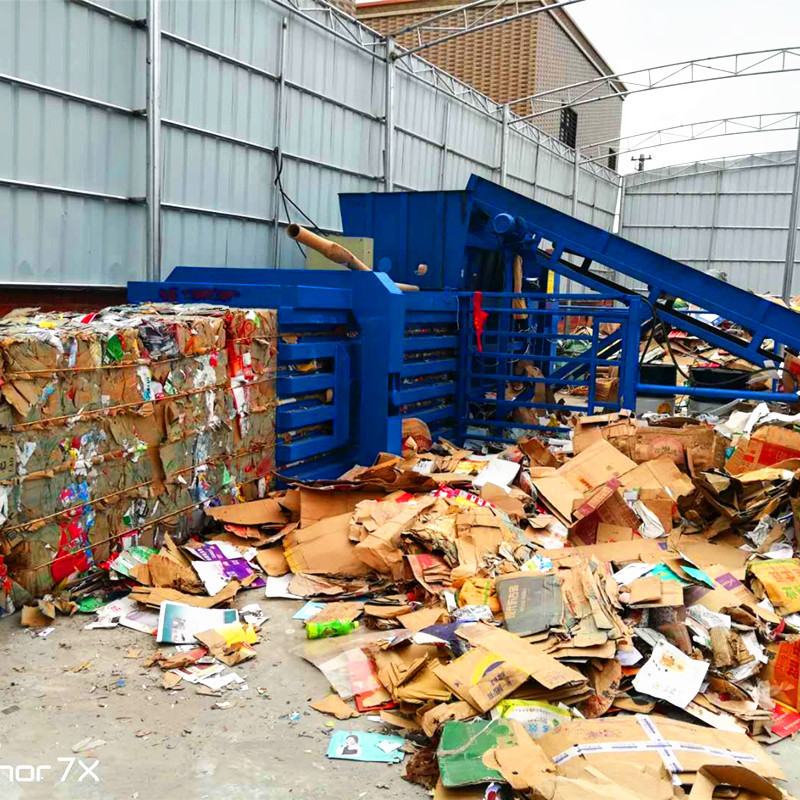 120吨纸箱卧式打包机