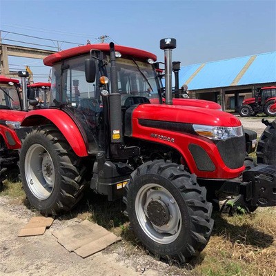 供应四驱轮农用拖拉机 果园农用旋耕犁地机