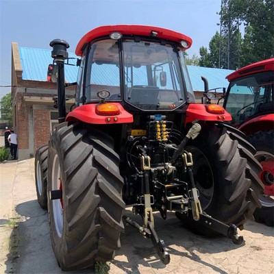 供应四驱轮农用拖拉机 果园农用旋耕犁地机图2
