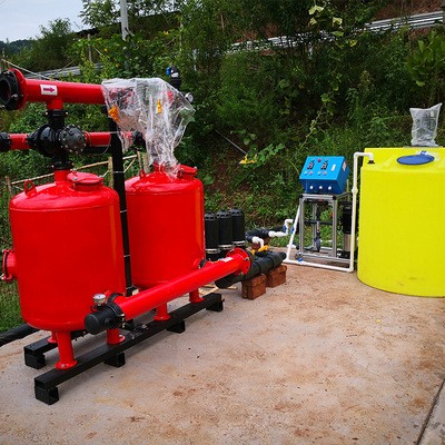 水肥一体机智能灌溉农田手机控制一体式自动过滤施肥浇水控制器