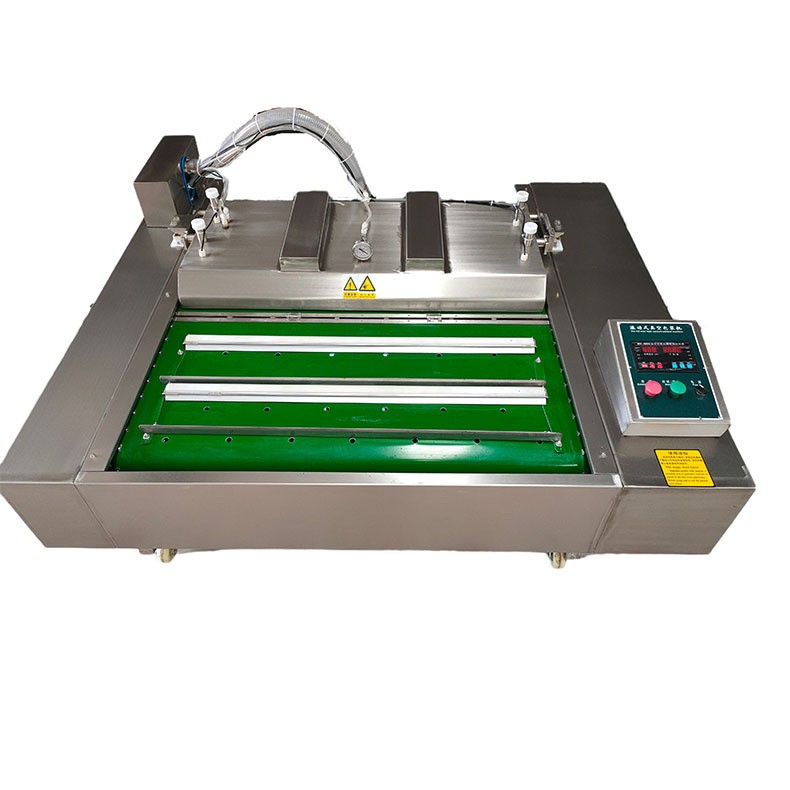 定制全自动滚动真空包装机粽子连续式真空包装封口机 藕带真空机图4