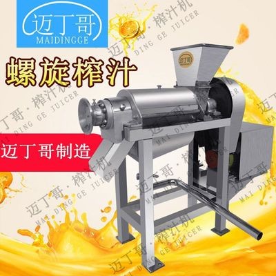 迈丁哥加工果蔬榨汁机枇杷菠萝芒果破碎机组榨汁机商用图3