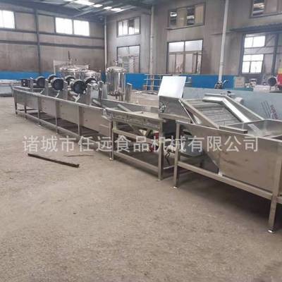 供应全自动果蔬清洗机不锈钢蔬菜清洗流水线淋喷式清洗风干流水线图2