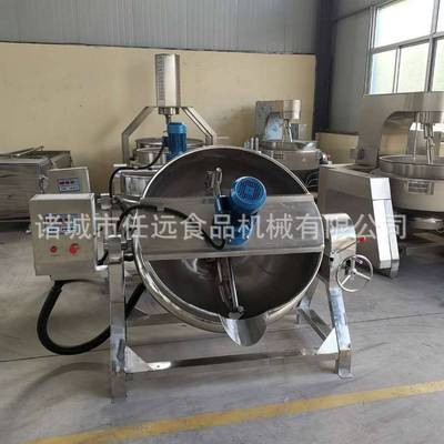 可倾式夹层锅 电加热夹层锅辣椒酱熬糖蜂蜜熬制锅 电加热夹层锅图2