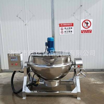 可倾式夹层锅 电加热夹层锅辣椒酱熬糖蜂蜜熬制锅 电加热夹层锅图3